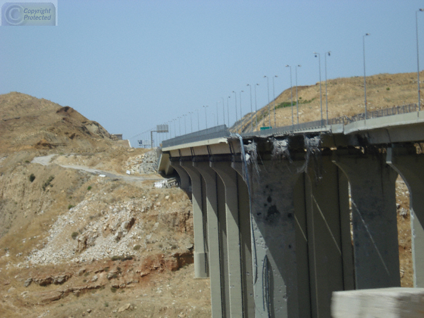 A Bombed Bridge on the way to Baalbek